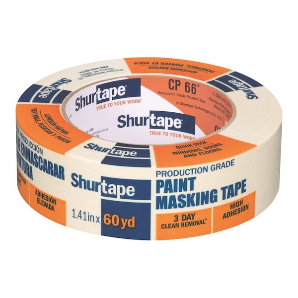 Caremail Shurtape 1.41 in. W X 60 yd L Tan High Strength Painter's Tape 1 pk 102803 - main